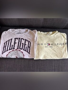 Tommy Hilfiger Kids Pale Yellow Logo Tee